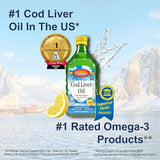 Norwegian Cod Liver Oil 16.08 Oz Liquid Lemon