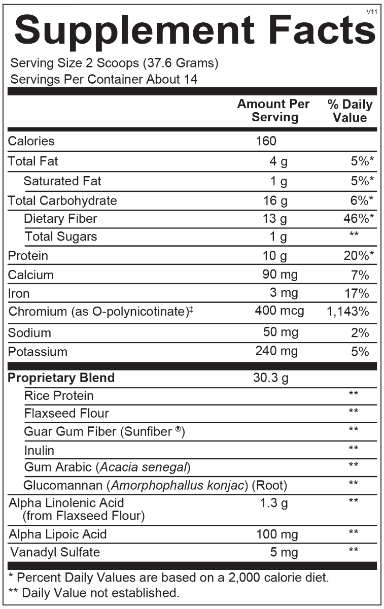 GlycemaCORE 1 lb. 2.5 oz (523.6g) Powder Chocolate