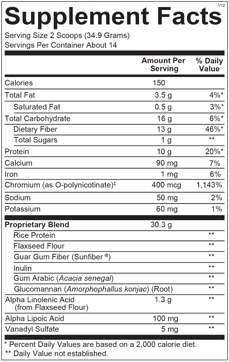 GlycemaCORE 1 lb. 1.1 oz (485.8 G) Powder Vanilla