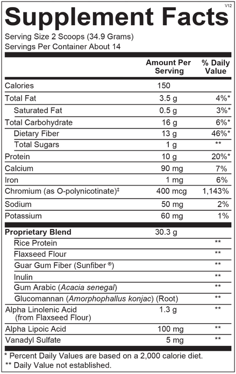 GlycemaCORE 1 lb. 1.1 oz (485.8 G) Powder Vanilla