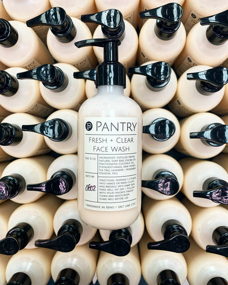 Pantry Products Fresh + Clear Face Wash | Honey + Jojoba Facial Cleanser