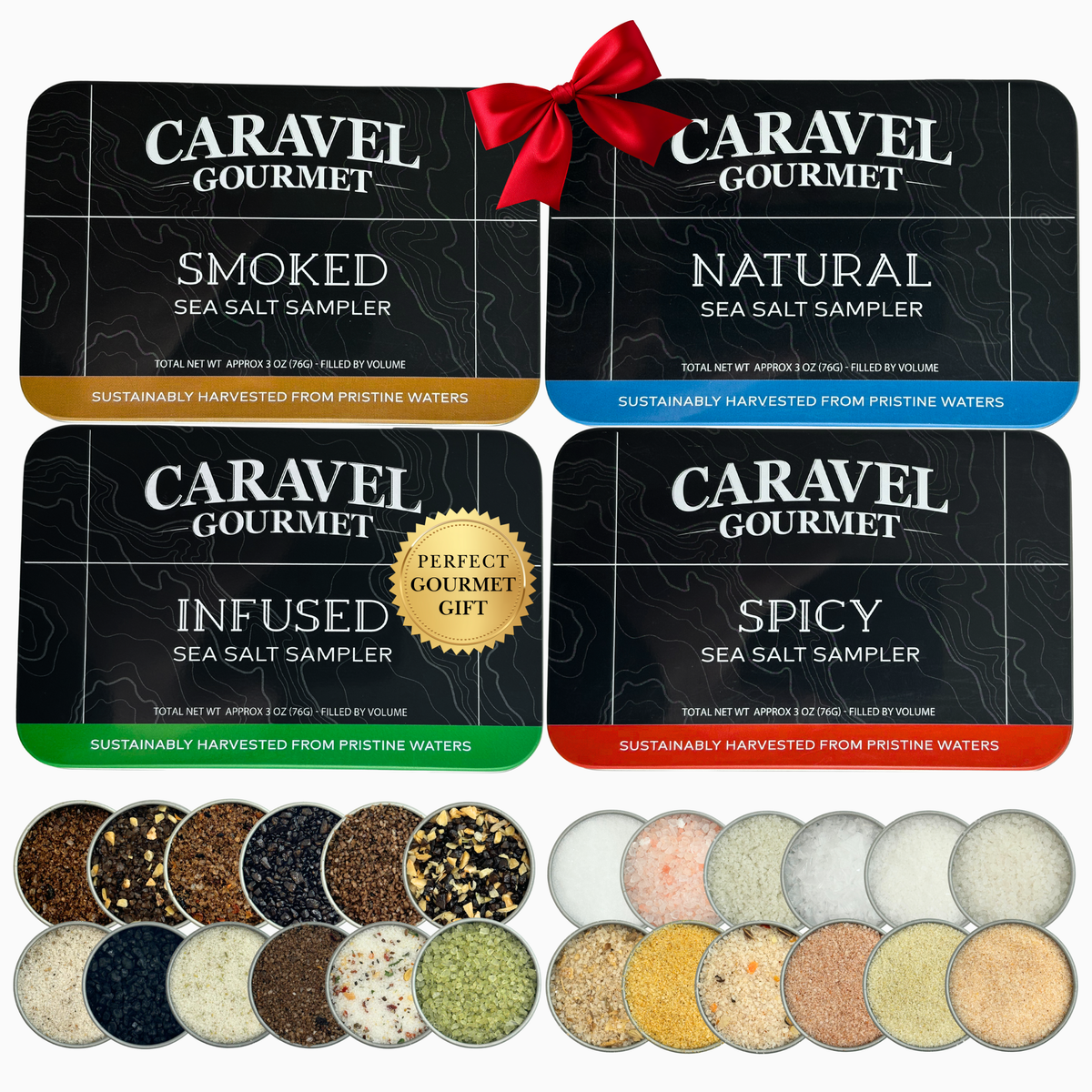 Caravel Gourmet Gourmet Smoked Sea Salt Sampler