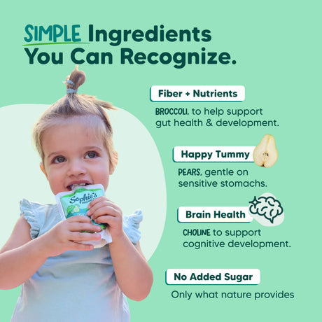 Sophie's Organics Green Dream Organic Pouches (6 pack)