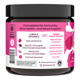 Vitamin D3 + K2 Gummies, Raspberry (120 ct)