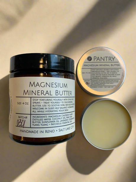 Pantry Products Magnesium Mineral Butter | Deep Relaxation + Nourishment for Body + Mind