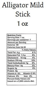 Alligator Jerky Stick — Mild