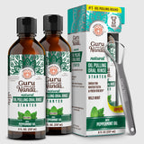 Coconut & Peppermint Oil Pulling, Starter Kit – 8 fl. oz.