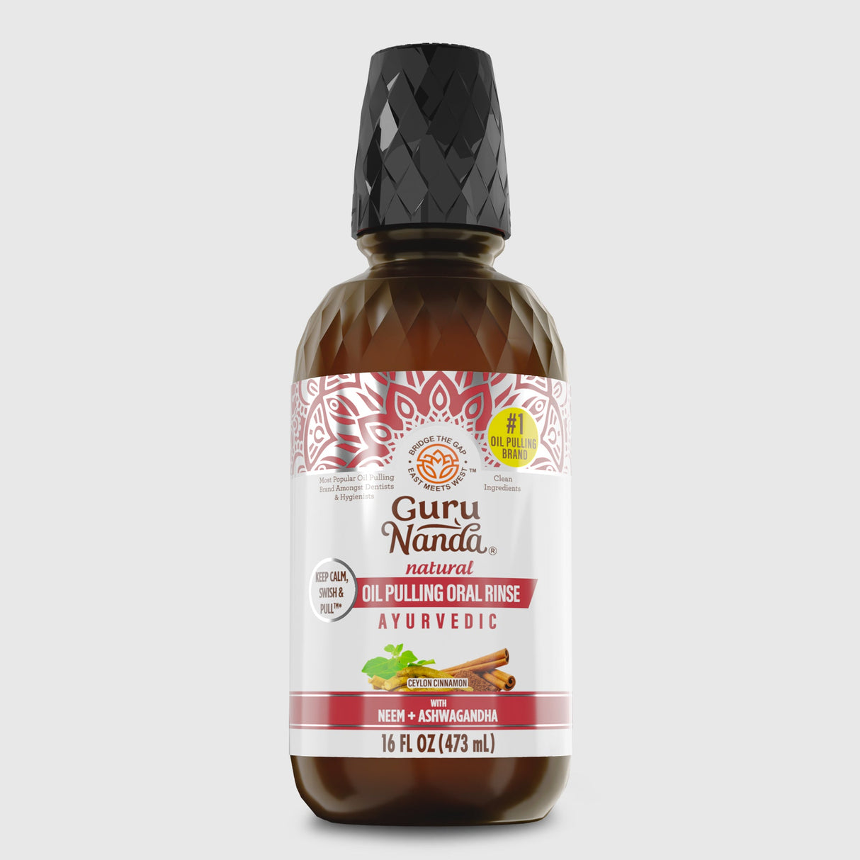 Cinnamon & Coconut Oil Pulling with Neem & Ashwagandha