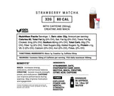 Strawberry Matcha Creatine Power Drink w/Adaptogens