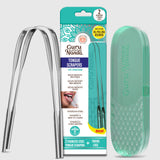 U Shaped Stainless Steel Tongue Scraper – 2 Pack
