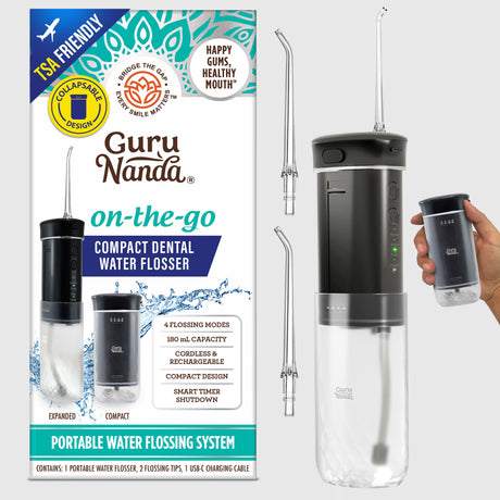 Compact Dental Water Flosser (180 ml)