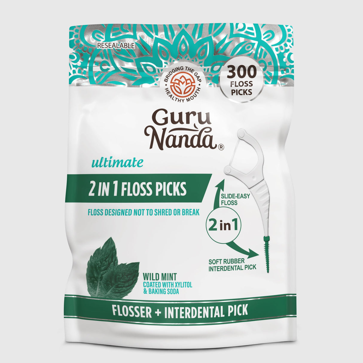 2-in-1 Dental Floss Picks