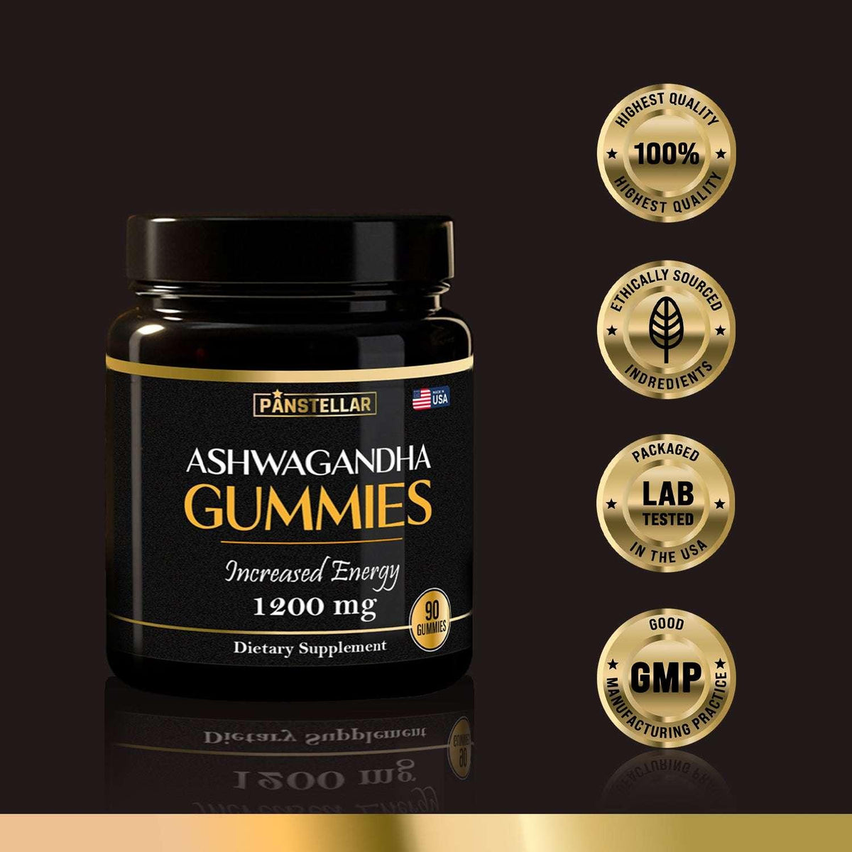 Ashwagandha Gummies 1200mg | 3 Months Supply