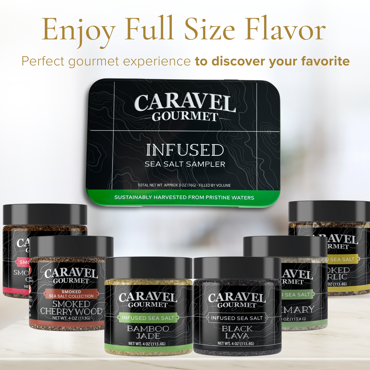 Caravel Gourmet Gourmet Infused Sea Salt Sampler