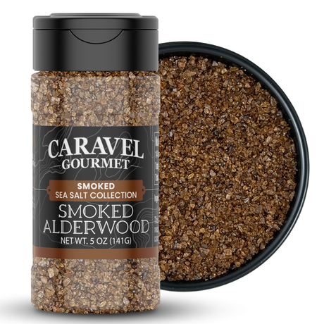 Caravel Gourmet Alderwood Smoked Sea Salt - 5 oz Shaker