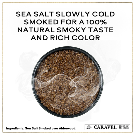 Caravel Gourmet Alderwood Smoked Sea Salt - 5 oz Shaker