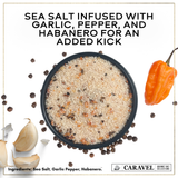 Caravel Gourmet Spicy Garlic Pepper Sea Salt