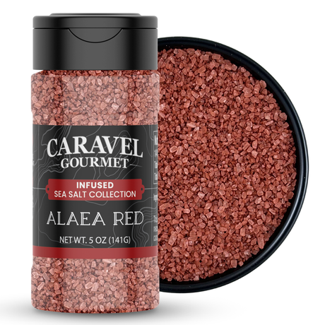 Caravel Gourmet Alaea Red Sea Salt - 5 oz Shaker