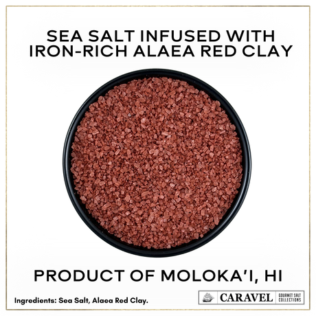 Caravel Gourmet Alaea Red Sea Salt - 5 oz Shaker
