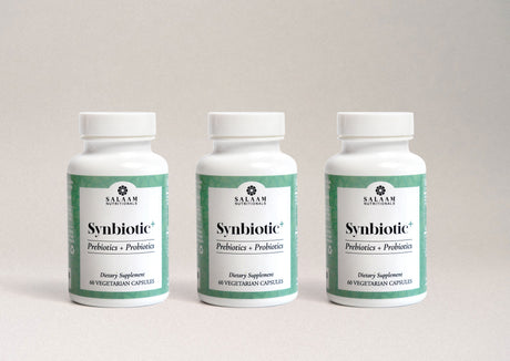 Synbiotic Plus - Halal Probiotics + Prebiotics 3.5 Billion CFU Veggie Capsules - 60 Count | Salaam Nutritionals
