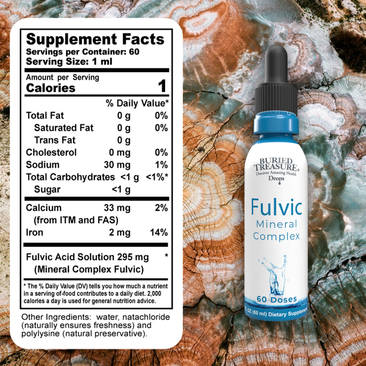 Fulvic Mineral Drops – High-Concentration Fulvic Acid, 2 fl oz