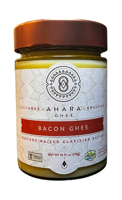 Ahara Rasa Grass-Fed Bacon Ghee | Ahara Rasa