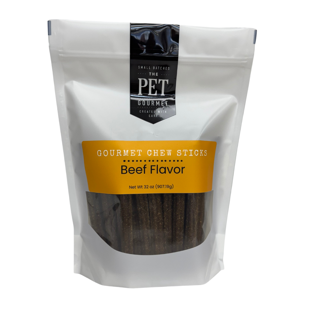 Beef Gourmet Chew Sticks for Dogs – 2 lb Bag
