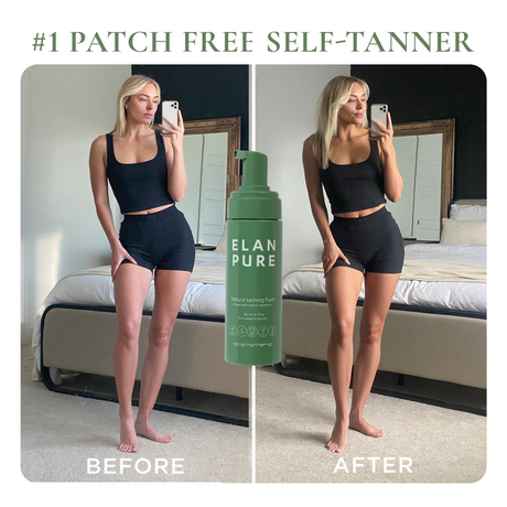 Non-Toxic Self Tanner | Skincare-First Self-Tanning Foam | Elan Pure