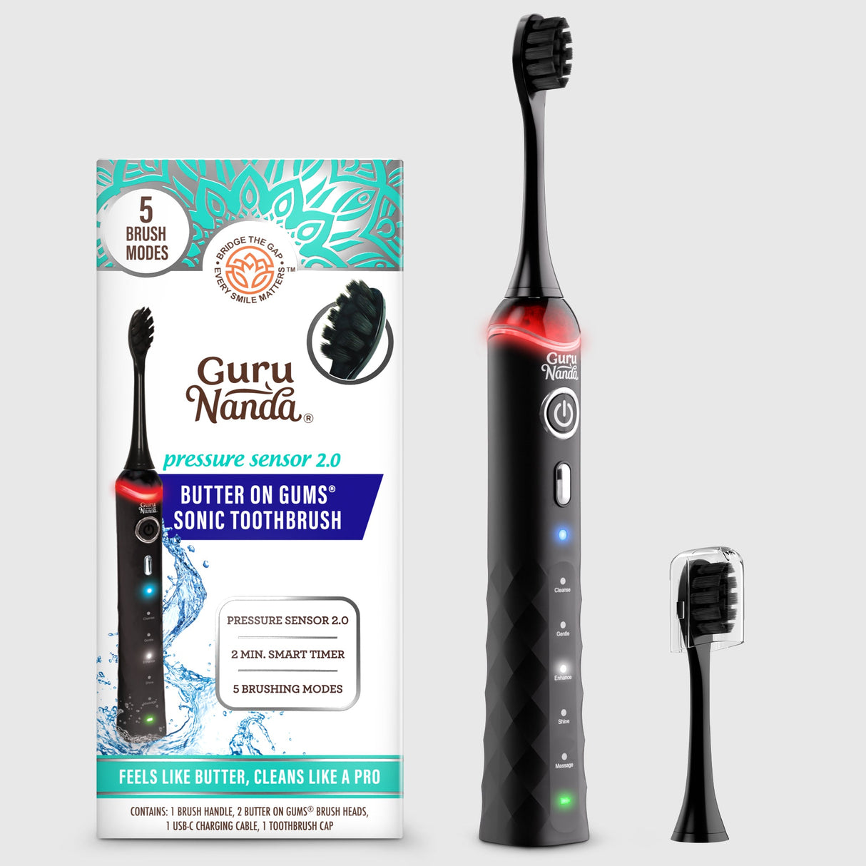 Butter On Gums Pressure Sensor Electric Toothbrush 2.0