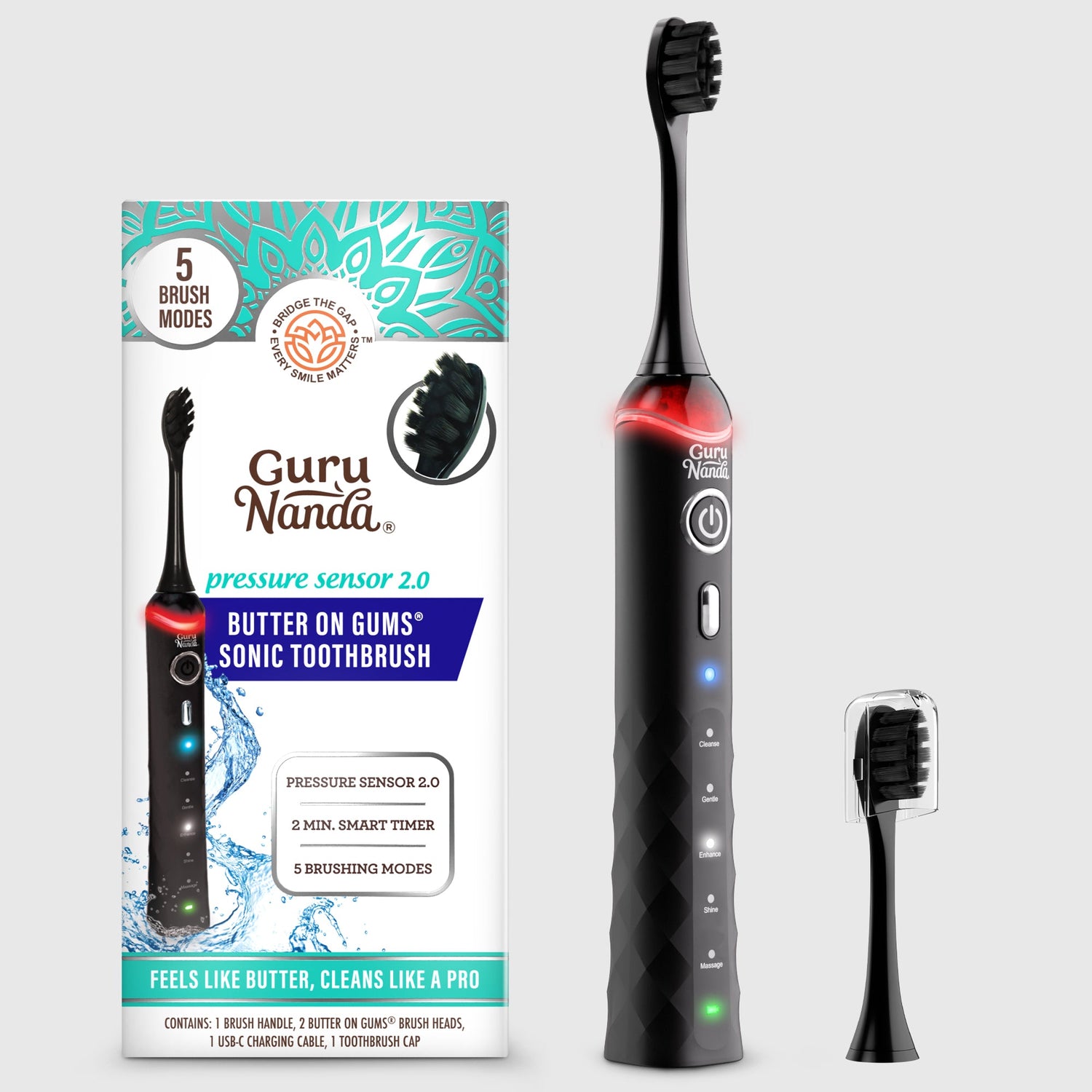 Butter On Gums Pressure Sensor Electric Toothbrush 2.0