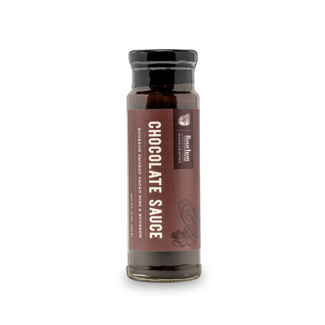 Bourbon Barrel Foods Chocolate Sauce – Bourbon Smoked Cacao Nibs & Bourbon