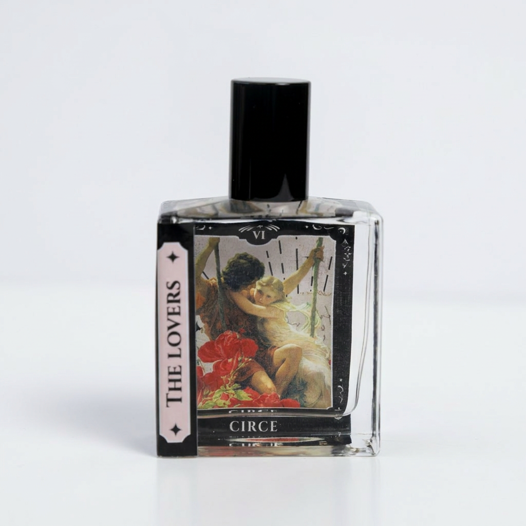 The Lovers Tarot Perfume Oil - 1.7 oz Roller | Wood, Freesia & Red Plum