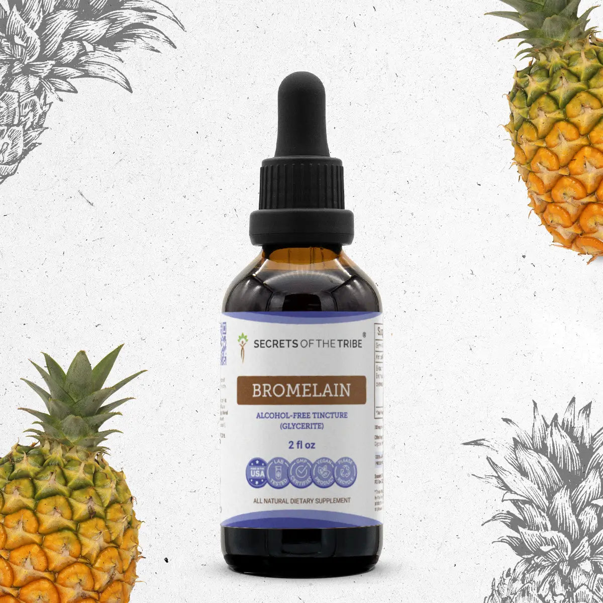 Secrets of the Tribe Bromelain Tincture