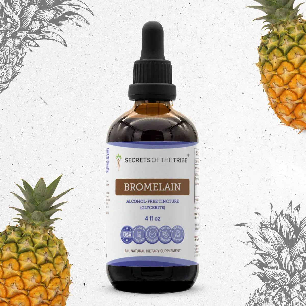Secrets of the Tribe Bromelain Tincture