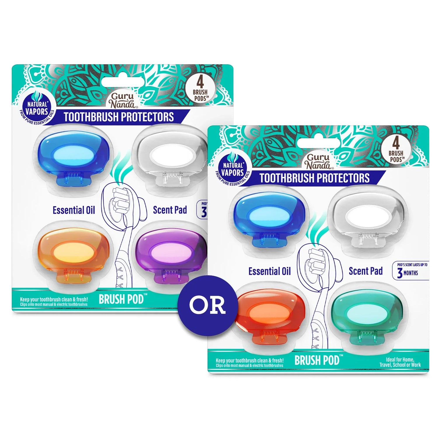 Brush Pod Toothbrush Protector