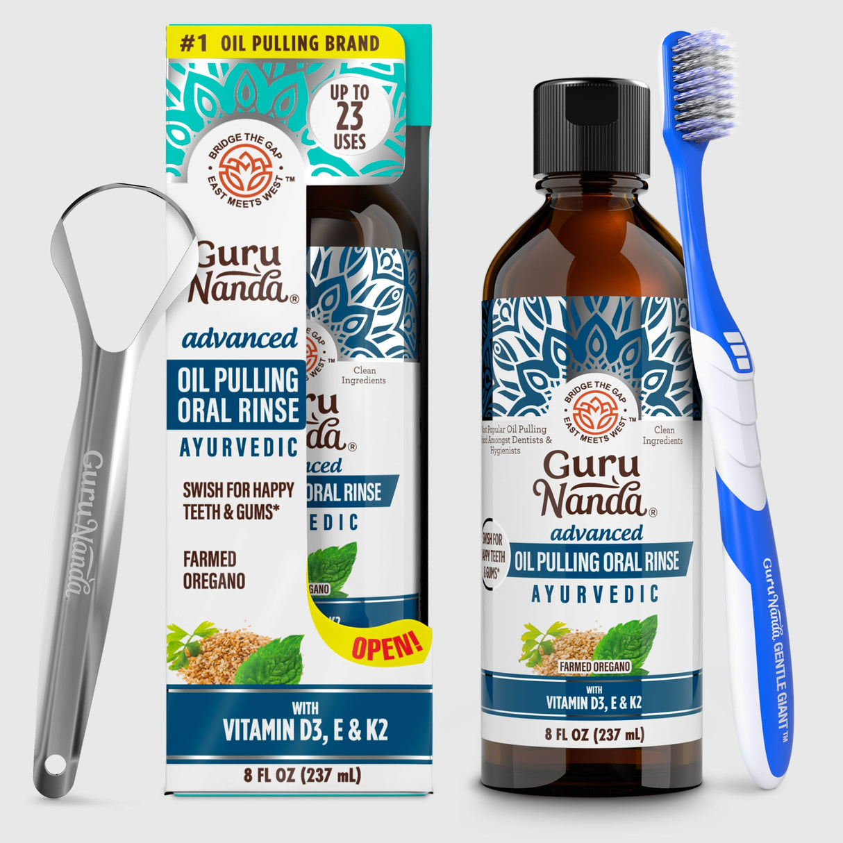 Advanced Oil Pulling with Sesame & Oregano – 8 fl. oz.