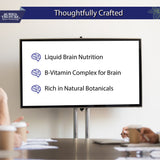 Neuro Nectar Liquid Brain Nutrition - Supports Cognitive Function, Mental Clarity, and Focus with B-Vitamins, DHA Omega 3, Ginkgo Biloba, and Herbal Extracts - 16 oz