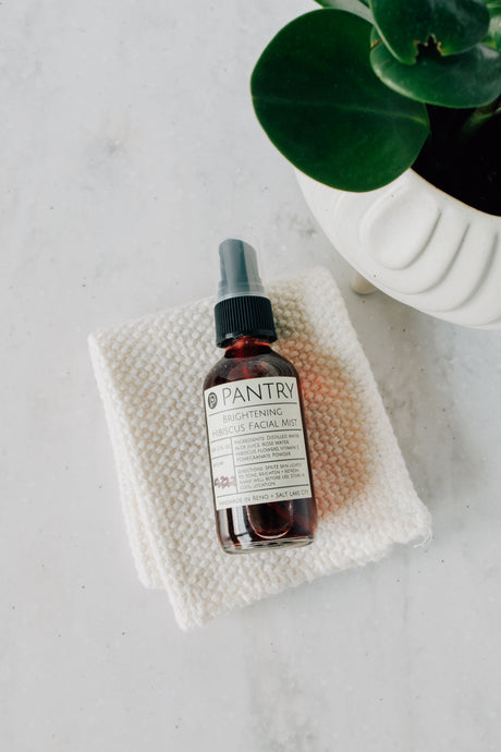 Pantry Products Brightening Hibiscus Facial Mist - Anti-Aging Toning Spray