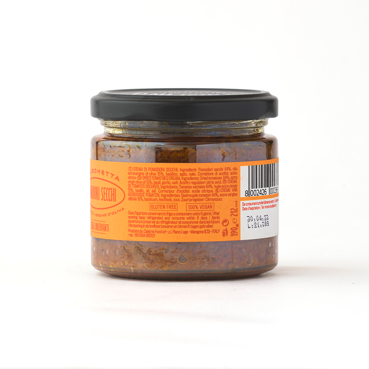 Crispino Bruschetta Pomodori Secchi — Calabrian Sun-Dried Tomato Spread