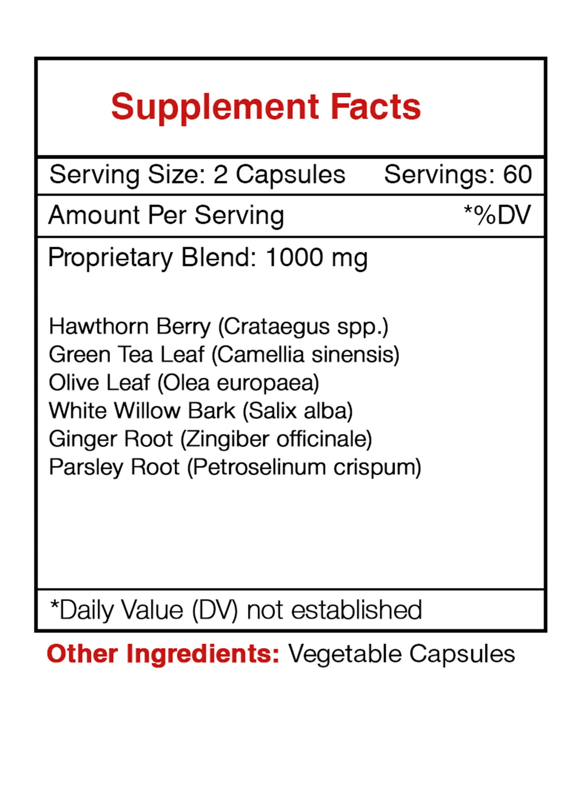 Secrets of the Tribe Cardio Secret Capsules - Arterial Flow Formula