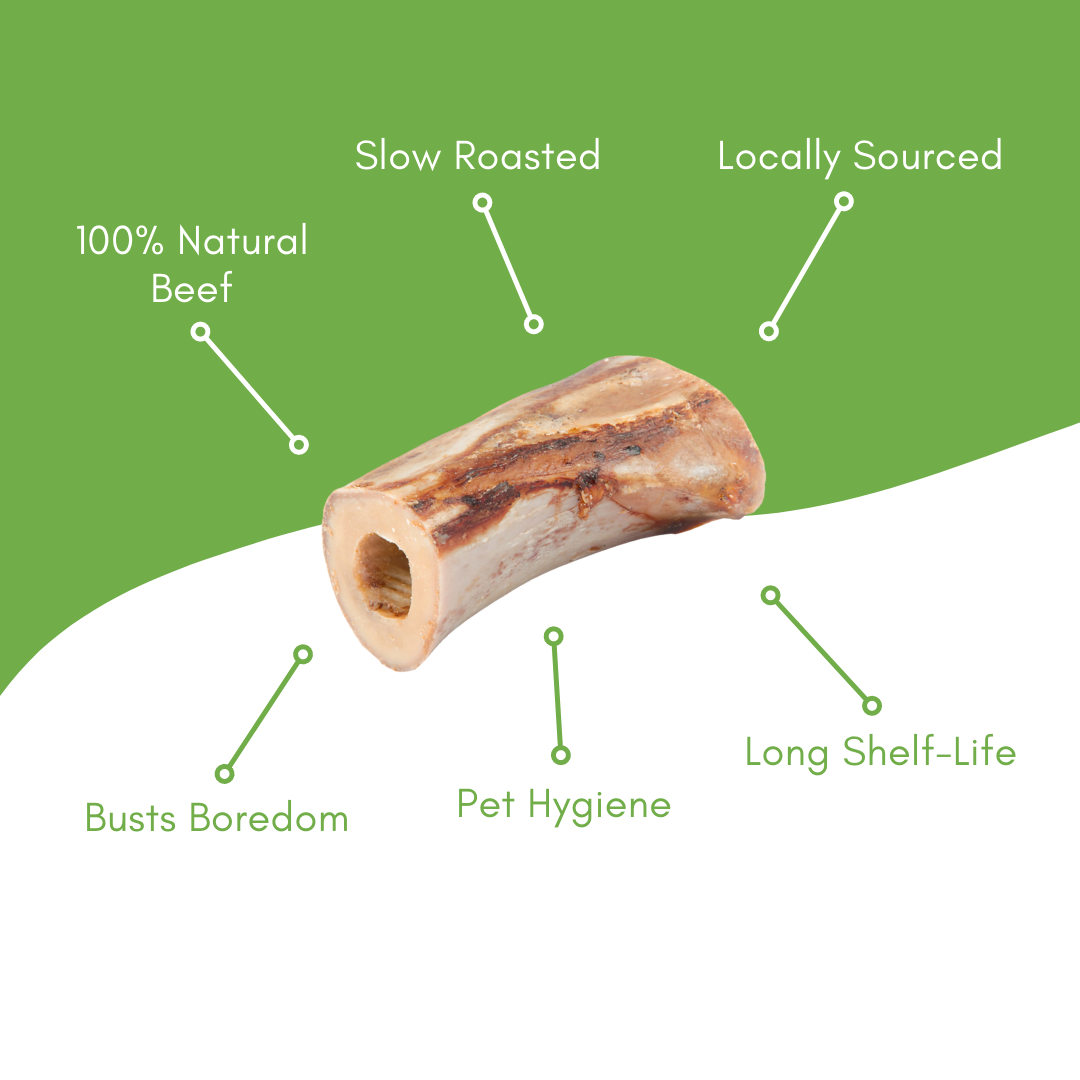 2 Count 4"-5"  Beef Center Cut Dog Bones
