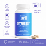 STRESS* Organic Ashwagandha  : 60 Caps : Part of the MenoWell Metabolic Support System