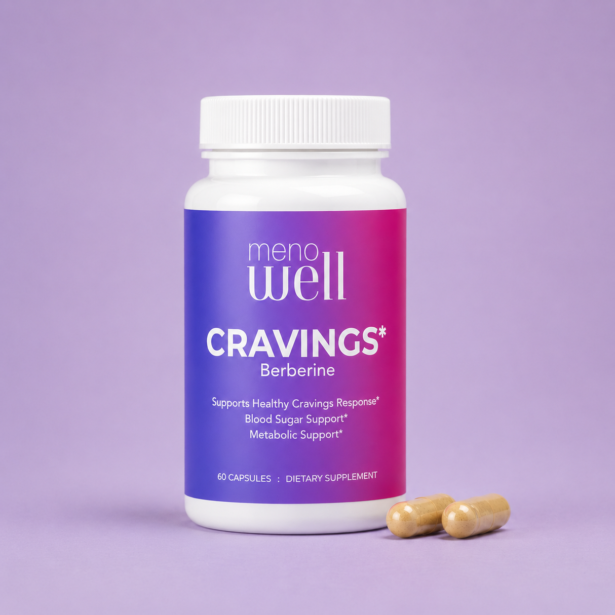 CRAVINGS* Berberine : 60 Caps : Part of the MenoWell Metabolic Support System