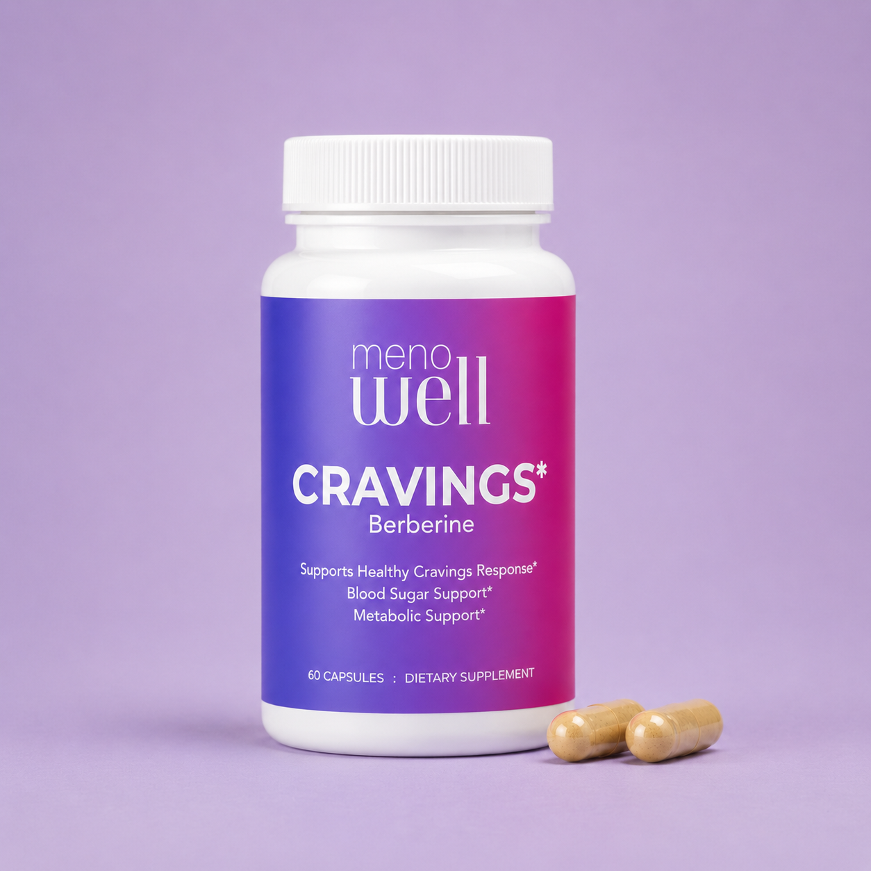 CRAVINGS* Berberine : 60 Caps : Part of the MenoWell Metabolic Support System