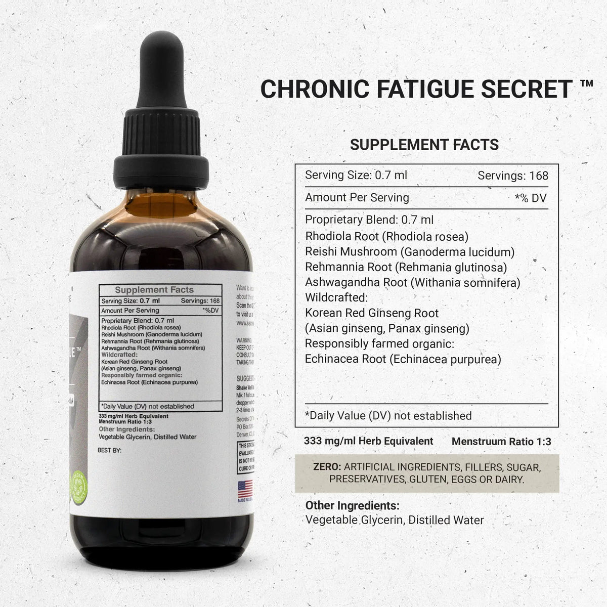 Chronic Fatigue Secret - Energy/Endurance Formula