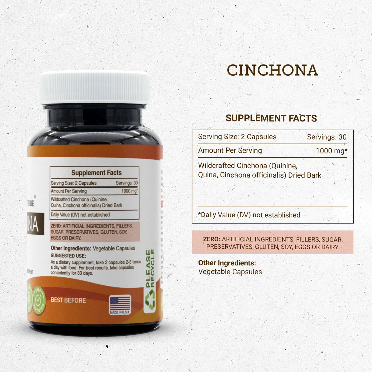 Secrets of the Tribe Cinchona Capsules