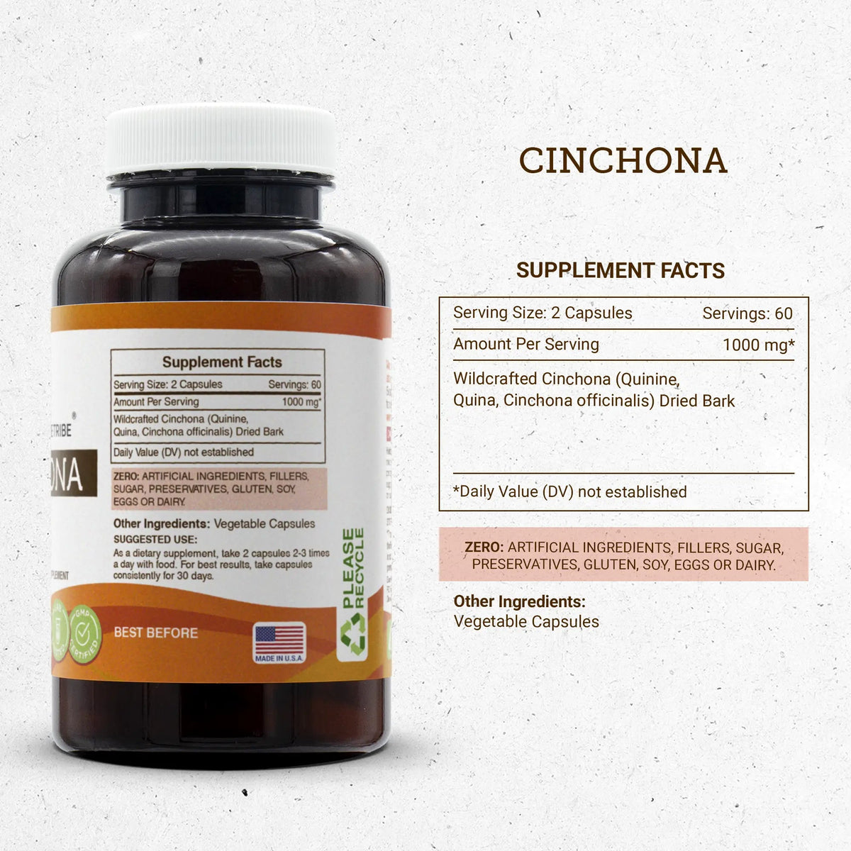 Secrets of the Tribe Cinchona Capsules