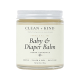 Baby & Diaper Balm — Grass-Fed Tallow, Shea & Roman Chamomile, 4 oz