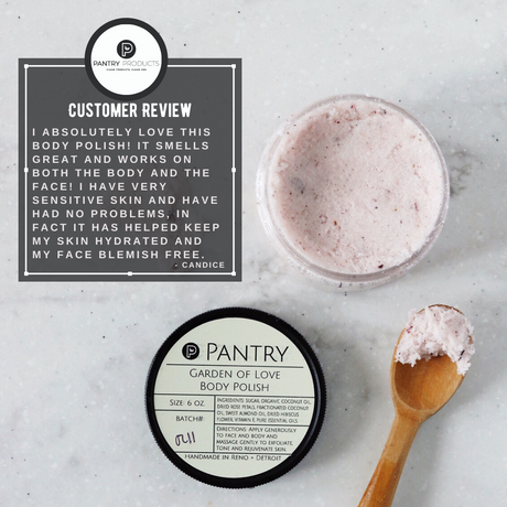 Pantry Products Coconut + Hibiscus Body Polish | Summertime Sugar Scrub