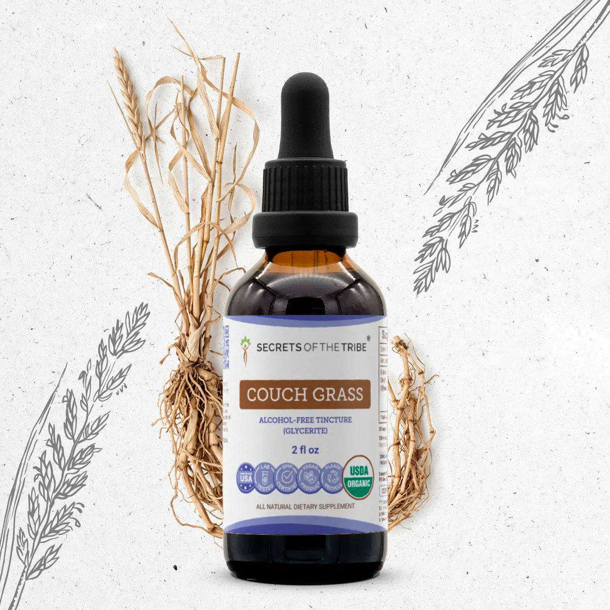 Secrets of the Tribe Couch Grass Tincture